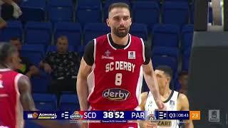 AdmiralBet ABA League 2024/25 highlights, Round 4: SC Derby - Partizan Mozzart Bet (9.10.2024)