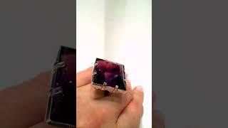 ПРОДАНОКольцо"Galaxy"аметист,кованое серебро 925.Цена 69 750 #jewellery #sunsvet #shorts #fashion