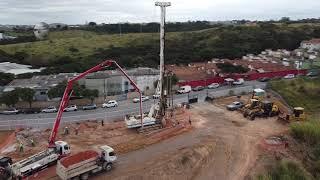 ARENA MRV COLOCANDO CONCRETO PRÓXIMO DA SAÍDA!