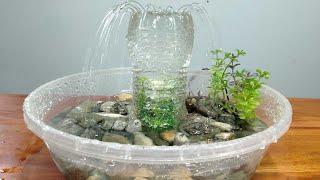 DiY - Waterfall Fountain At Home from Plastic Bottle