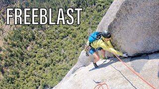 Climbing the Freeblast 5.11 on El Capitan