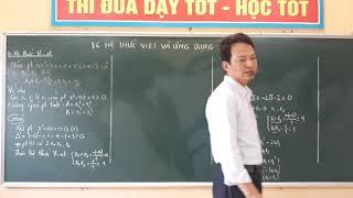 Hệ thức Viet và ứng dụng - thầy Toản Cẩm Vũ