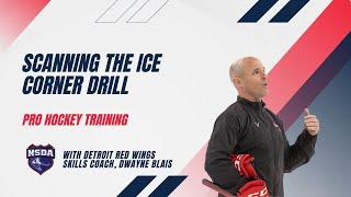 Scanning the Ice - Corner Drill: PRO HOCKEY TRAINING