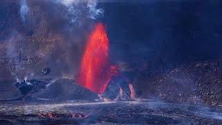 Der ausbrechende Vulkan Kilauea bietet ein beeindruckendes Schauspiel auf Hawaii