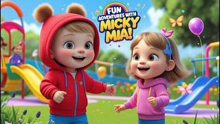 Micky and Mia’s Fun Adventure Song for Kids | CherryLemon Baby Nursery Rhyme & Kids Songs