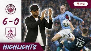 Haaland Scores Hat-trick on Kompany's Return | HIGHLIGHTS | Man City v Burnley