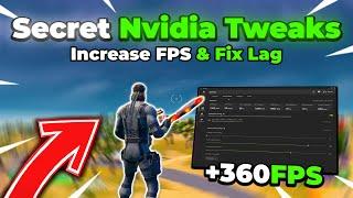 BEST NVIDIA Settings to Boost FPS in Fortnite Chapter 6 - Max FPS & Zero Input Delay