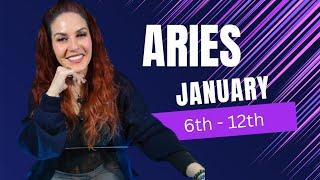 Aries  "Heads Down, Eyes Up"  January 6th -12th Tarot Reading 