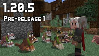 News in Minecraft 1.20.5 Pre-release 1: New Advancements!