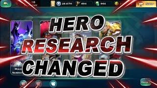 Hero Research Changed  - Art of Conquest