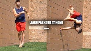 Learn Parkour Easy - by Turning a 360 into a Wall Spin