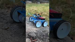 Make a 4x4 Monster Car using electronic components #shorts #dcmotor #shortsindia