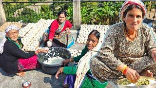 ऐसे बनाई जाती है भुजे की बडी  || Tasty Pahadi Food  !! Pahadi lifestyle vlogs || daily vlogs