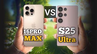 Samsung Galaxy S25 Ultra vs iPhone 16 Pro Max Comparison