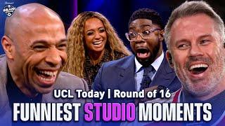 The FUNNIEST moments from UCL Today R016 coverage! | Richards, Henry, Abdo & Carragher | CBS Sports