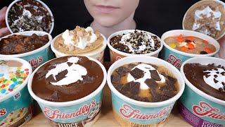 ASMR Ice Cream Sundae Cups *Fudge, Chocolate Cake, Cheesecake, Caramel, PB Candy, Cookie Dough 먹방