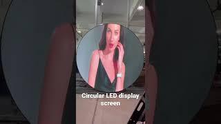 Circular LED display screen use for shopping mall