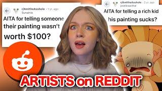 unhinged ARTISTS on REDDIT (reddit stories artist's reaction)