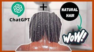 AI-Generated Wash Day Routine on my 4c Hair | Moisture & Definition Crazy!!! 