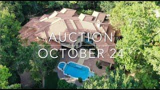 The Woodlands TX Luxury North Houston Estate Home For Sale by No Reserve Auction Oct 24