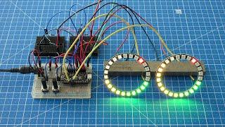 Physical computing audio tutorial - VU meter effect with peak hold and decay