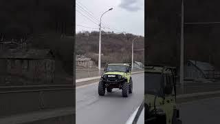 Уаз Халк часть 3 на выхлоп 2UZ FE V8 42 Трактора +Лапы Порталы  #offroad #hunter #uazhunter #2uzfe