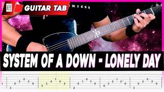 【SYSTEM OF A DOWN】[ Lonely Day ] cover by Masuka | LESSON | GUITAR TAB