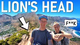 HIKING LION'S HEAD - DRONE FOOTAGE CAPE TOWN - Best Hiking Trail in Cape Town - South Africa 2022