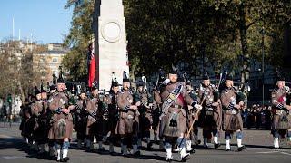 Armistice Day 2024 at the Cenotaph London