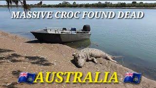 Massive Croc -- found dead on the bank