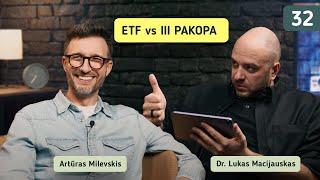 Investavimas į pasaulio akcijas: ETFai, 3 pakopos pensija ir paprasti fondai | Artūras & Lukas | #32