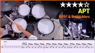 [Lv.16] APT -  ROSÉ & Bruno Mars | Drum Cover with Sheet Music