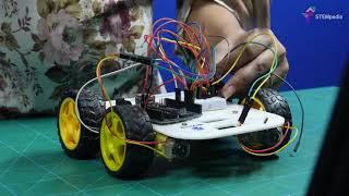 How to Make Your Own DIY Dabble Controlled 4 Wheel Robot   DIY Projects