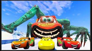 Epic Escape From The Lightning McQueen Monster Eater - PART 2 | Coffin Dance Song (COVER)