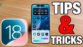 iOS 18 - 18 Tips & Tricks HUGE UPDATE!