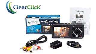 ClearClick | Record Video from VCR's, VHS Tapes, AV, RCA, Hi8, Camcorder, DVD, Gaming Systems