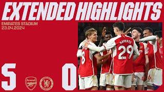 EXTENDED HIGHLIGHTS | Arsenal vs Chelsea (5-0) | Trossard, White (2), Havertz (2)