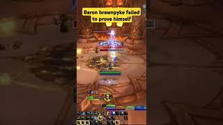 Failing NPC to prove his worth #wow #npcwow #dungeons #enhancementshaman