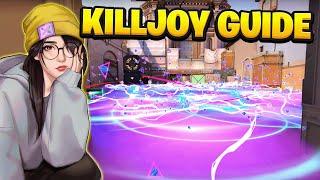 KILLJOY GUIDE FOR A ON ASCENT (Nanoswarm, Alarm Bot, and Turret Setups) - Valorant Guide