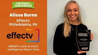 Sell Smarter Awards - Alissa Burns - Effectv - AdMall's AudienceSCAN Data