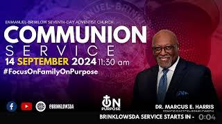 BRINKLOWSDA : Communion Service - September 14, 2024