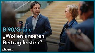 B'90/Grüne: Brantner und Banaszak geben Kandidatur bekannt