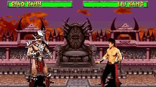 Mortal Kombat 2 [Saturn] - play as Shao Kahn (demonstration)