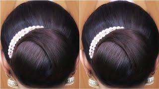 New Juda Hairstyle For Girls! Indian Hair Style Girl Simple and Easy | Simple Hairstyle For Girls