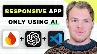 Build a mobile responsive web app with AI in 24 min (Cursor AI, VS Code, ChatGPT, Firebase)