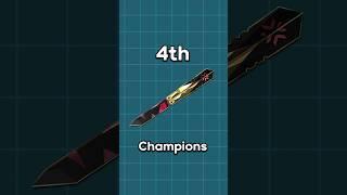 Ranking All VALORANT Butterfly Knife Skins! 