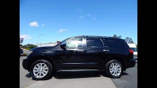 2015 Toyota Sequoia Platinum 4X4 SUV 1 owner!  Video overview and walk around.