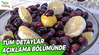 Çizme Siyah Su Zeytini Nasıl Yapılır? (Kalamata) - Çizme Eşek Zeytini Tarifi | Emine'nin Köy Mutfağı