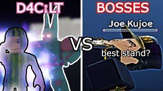 [YBA] D4C:LT vs. All Bosses (2.4 dmg barrage)