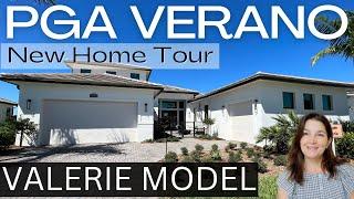 PGA VERANO NEW MODELS - THE VALERIE NEW HOME TOUR IN PORT SAINT LUCIE, FLORIDA